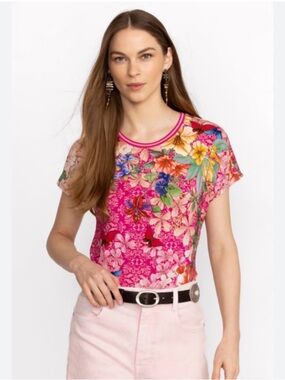 NWT Johnny Was Frame Dolman Sleeve Tee